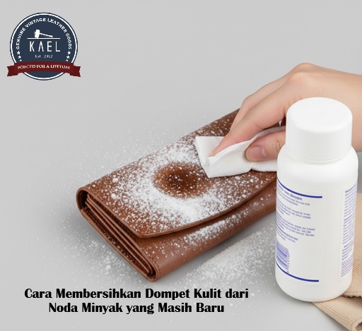 Cara Membersihkan Dompet Kulit dari Noda Minyak yang Masih Baru