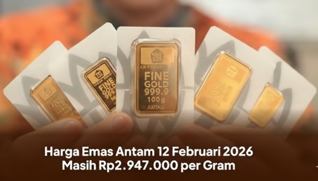 Emas Antam Bertahan di Rp2.947.000 per Gram