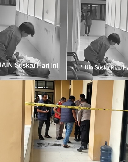 Kronologi Pembacokan Mahasiswi UIN Suska Jelang Sidang Akademik