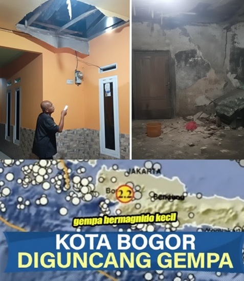Gempa Dangkal Mengguncang Kota Bogor