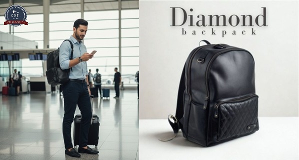 Kael Leather Goods Leather Backpack Diamond Series Mudik 2026