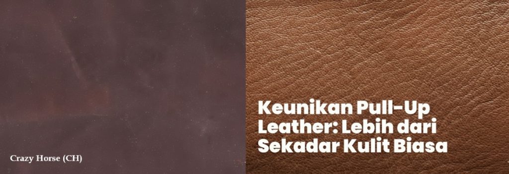 Karakteristik Pull Up Leather dan Crazy Horse (CH)