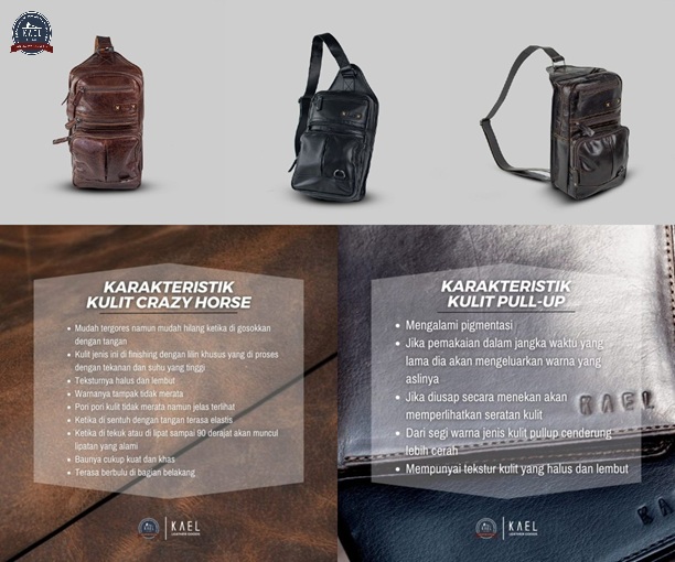 Material Kulit Premium: Pull-Up dan Crazy Horse