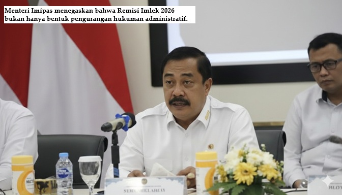 Menteri Imipas Tegaskan Makna Remisi Khusus Imlek