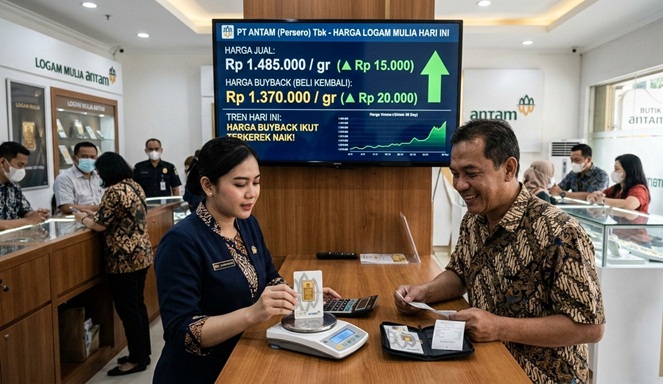 Harga Buyback Antam Ikut Terkerek Naik