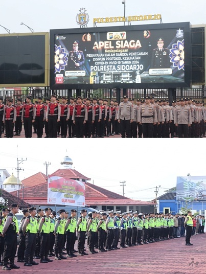 Apel Siaga Sambut Idul Fitri 1447 H di Berbagai Wilayah