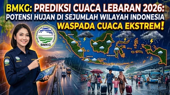 Prediksi Hujan Selama Periode Lebaran 2026