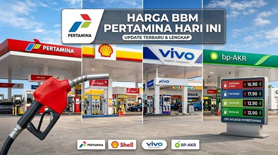 Daftar Harga BBM Terbaru di SPBU Indonesia