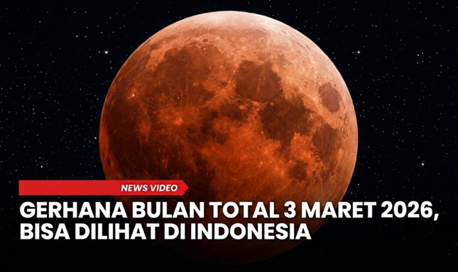 Gerhana Bulan Total Terlihat di Indonesia