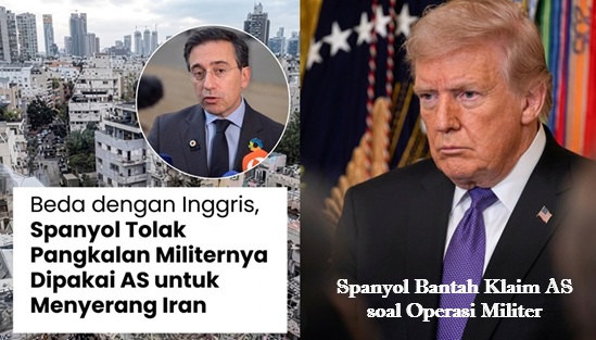 Spanyol Bantah Klaim AS soal Operasi Militer