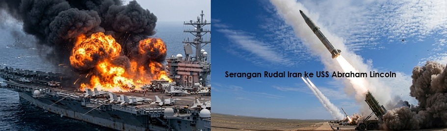 Kronologi Serangan Rudal Iran ke USS Abraham Lincoln