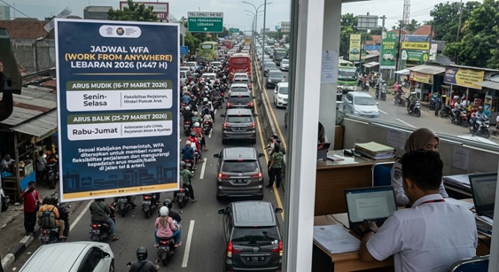 Jadwal WFA Selama Arus Mudik dan Arus Balik
