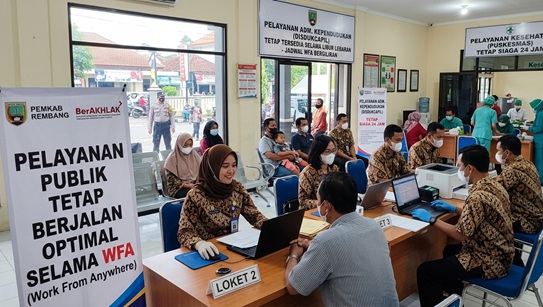 Layanan Publik Tetap Berjalan Selama WFA
