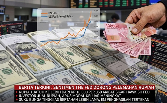 Sentimen The Fed Dorong Pelemahan Rupiah