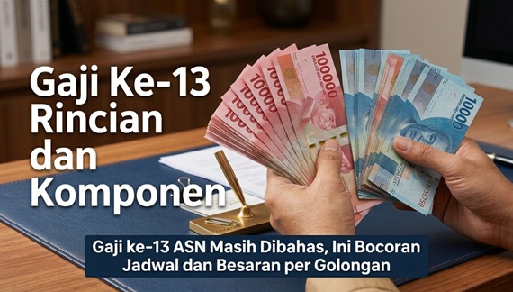 Komponen Gaji ke-13 ASN dan Penerimanya