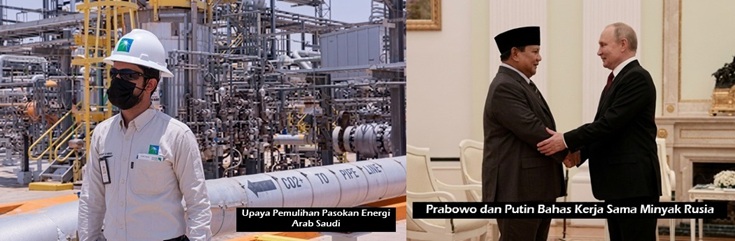 Prabowo dan Putin Bahas Kerja Sama Minyak Rusia