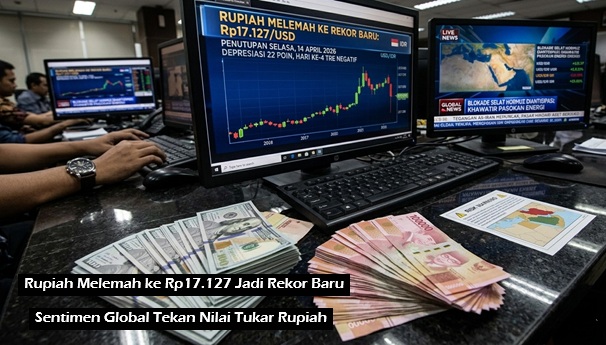 Sentimen Global Tekan Nilai Tukar Rupiah