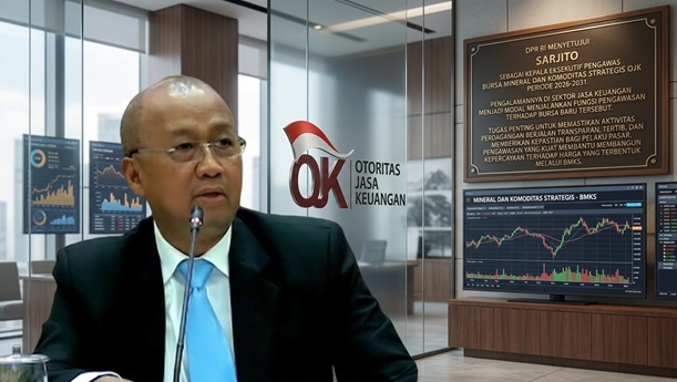 DPR RI telah menyetujui Sarjito sebagai Kepala Eksekutif Pengawas Bursa Mineral dan Komoditas Strategis OJK untuk periode 2026-2031.