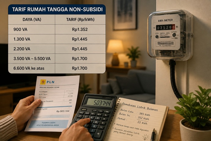 Tarif Rumah Tangga Non-Subsidi