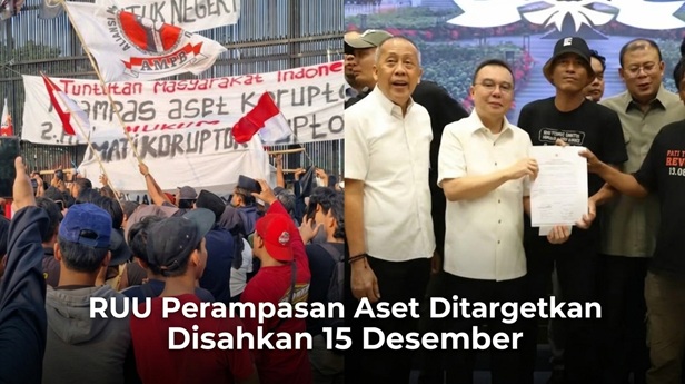 RUU Perampasan Aset Ditargetkan Disahkan 15 Desember