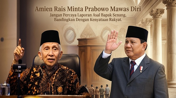 Amien Rais Minta Prabowo Mawas Diri