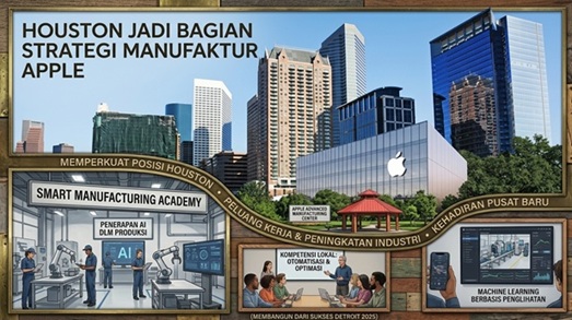 Houston Jadi Bagian Strategi Manufaktur Apple