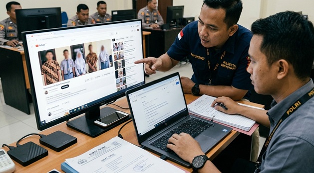 Polisi Selidiki Video Viral Pelajar Banyuwangi Pihak kepolisian langsung melakukan penyelidikan setelah video tersebut menjadi perbincangan publik. Polresta Banyuwangi mengumpulkan sejumlah alat bukti untuk mengetahui sumber rekaman serta pihak yang menyebarkan konten tersebut. Penyidik menjalankan proses hukum sesuai aturan yang berlaku. Selain itu, aparat juga memperhatikan ketentuan khusus karena kasus ini diduga berkaitan dengan anak yang masih berstatus sebagai pelajar. Hingga kini, polisi masih mendalami identitas pihak-pihak yang berada dalam video. Sementara itu, masyarakat diminta menyerahkan proses penyelesaian perkara kepada pihak berwenang. Penyebaran Kasus Yank Wes Yank Banyuwangi di Media Sosial Penyebaran rekaman dalam Kasus Yank Wes Yank Banyuwangi menjadi perhatian karena berlangsung cepat melalui internet. Media sosial membuat sebuah konten dapat tersebar luas hanya dalam waktu singkat. Tidak hanya video, potongan suara dari rekaman tersebut juga menjadi bahan perbincangan. Banyak pengguna internet membahas istilah yang muncul dalam video tanpa mengetahui dampak dari penyebaran informasi tersebut.