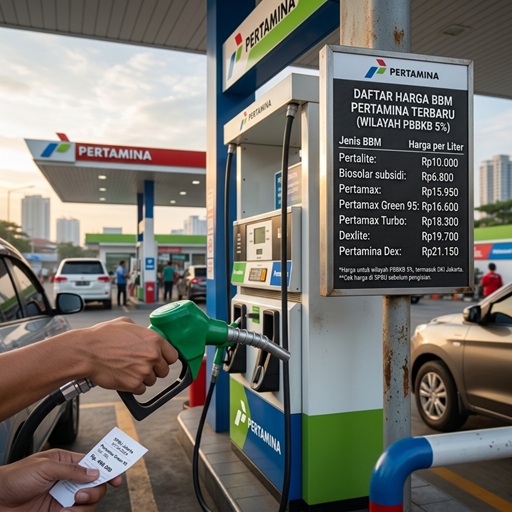 Daftar Harga BBM Pertamina Terbaru