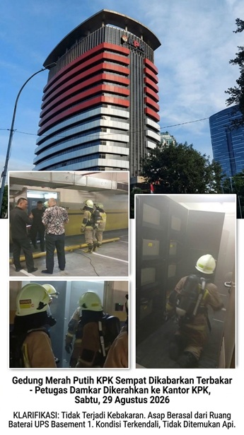 Damkar Jakarta Dikerahkan ke Kantor KPK