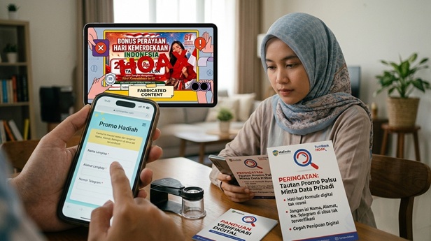 Penelusuran Tim Pemeriksa Fakta Mafindo melalui TurnBackHoax menemukan masalah pada tautan yang dibagikan.