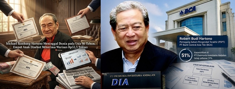 Michael Bambang Hartono: 4 Anak Terima Warisan Rp52,3 Triliun