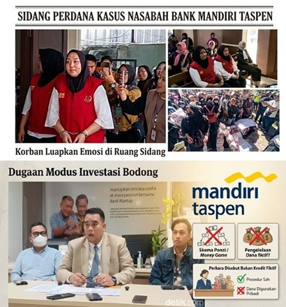 Bank Mandiri Taspen dan Sidang Kasus Penipuan Nasabah