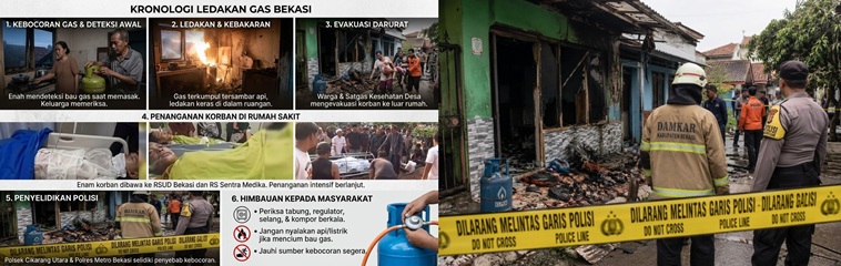 Enam Korban Dievakuasi ke Rumah Sakit