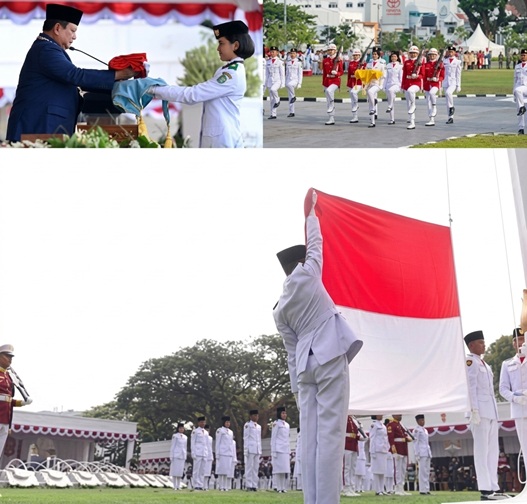 Pembacaan Proklamasi dan Pengibaran Merah Putih