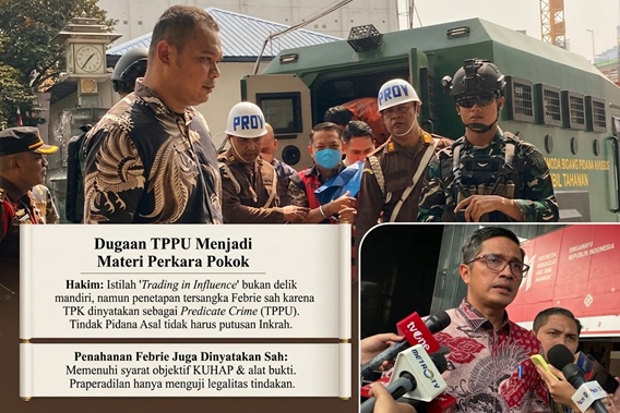 Dugaan TPPU Menjadi Materi Perkara Pokok. Penahanan Febrie Juga Dinyatakan Sah