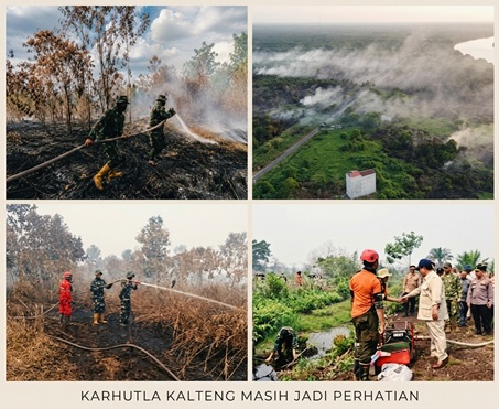 Karhutla Kalteng Masih Jadi Perhatian