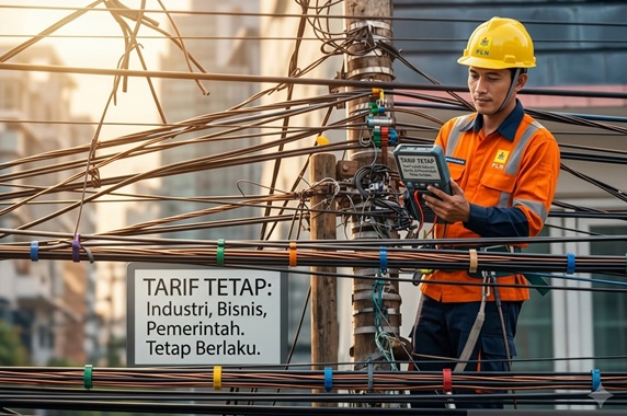 Tarif Listrik Industri, Bisnis, dan Pemerintah Tetap Berlaku