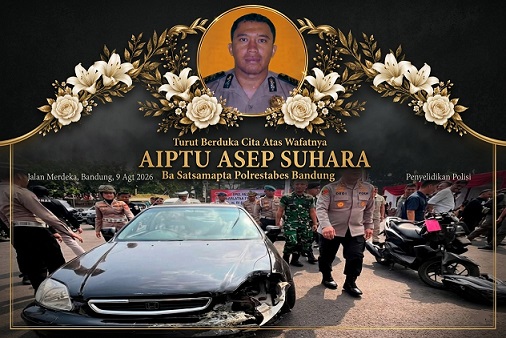 Kasus Mahasiswa Tabrak Polisi di Bandung terjadi pada Minggu, 9 Agustus 2026