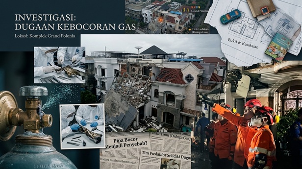 Dugaan Kebocoran Gas dalam Ledakan Grand Polonia
