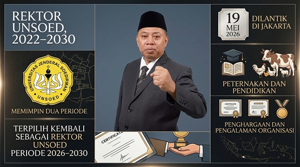 Terpilih Memimpin Unsoed Periode 2026–2030