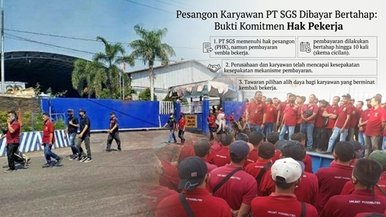 Pesangon Karyawan Dibayar Bertahap