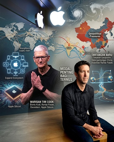 Warisan Tim Cook Jadi Modal Penting