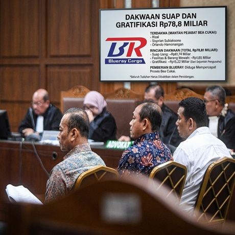Dakwaan Suap dan Gratifikasi Rp78,8 Miliar