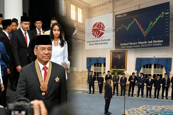 Suahasil Nazara Jadi Menkeu, IHSG Pangkas Koreksi