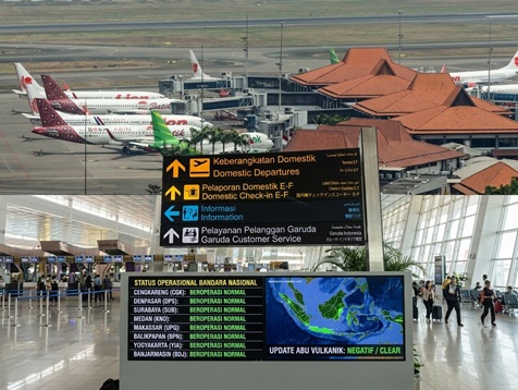 8 Bandara Kembali Beroperasi, Abu Vulkanik Negatif